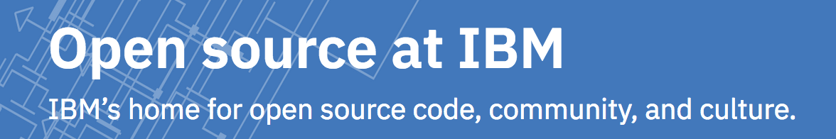 Open Source at IBM Banner